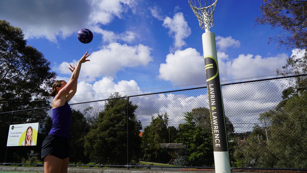 NETBALL GOALING PRACTICE